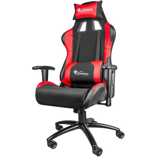 Cadeira Gaming Genesis Nitro 550 Preto   Vermelho Fashion