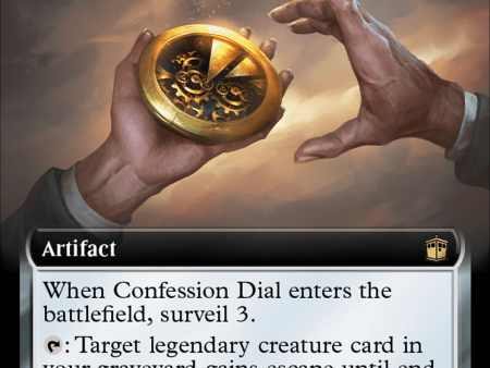 Confession Dial (Extended Art) [Doctor Who] Online Sale