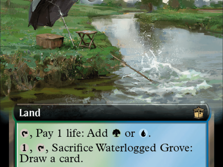 Waterlogged Grove (Extended Art) (Surge Foil) [Doctor Who] Sale