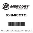 Mercury - Catalog-tools - 90-8M8022121 Supply