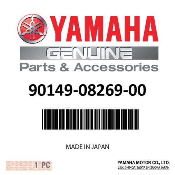 Yamaha - Bolt,hex skt head - 90149-08269-00 Online Sale